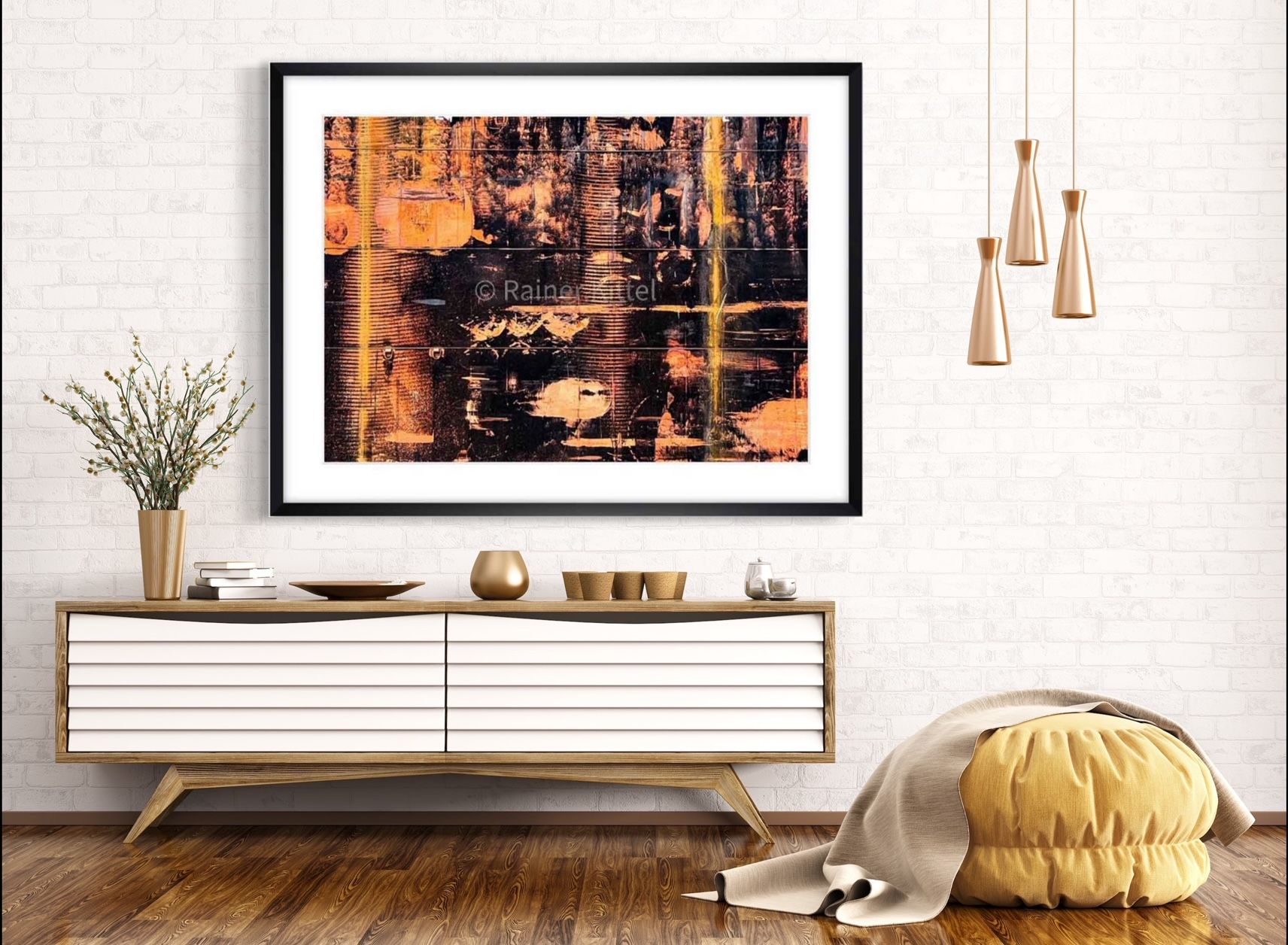 Werftrost mit schwarzem Rahmen – Bild 2