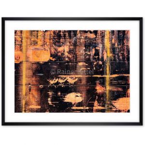 Werftrost mit schwarzem Rahmen